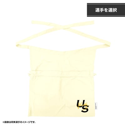 【オンラインストア限定】選手イニシャル刺繍　エプロンショルダーバッグ　Natural（選手を選択）